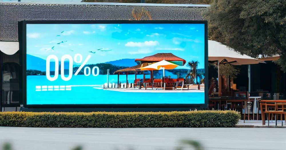 digital signage in outdoor environment