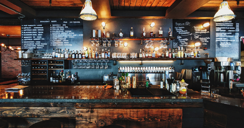 cafe bar marketing fixtures