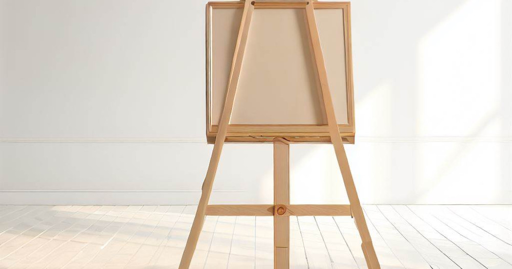 wooden easel stands